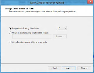 Assign drive letter Assign drive letter