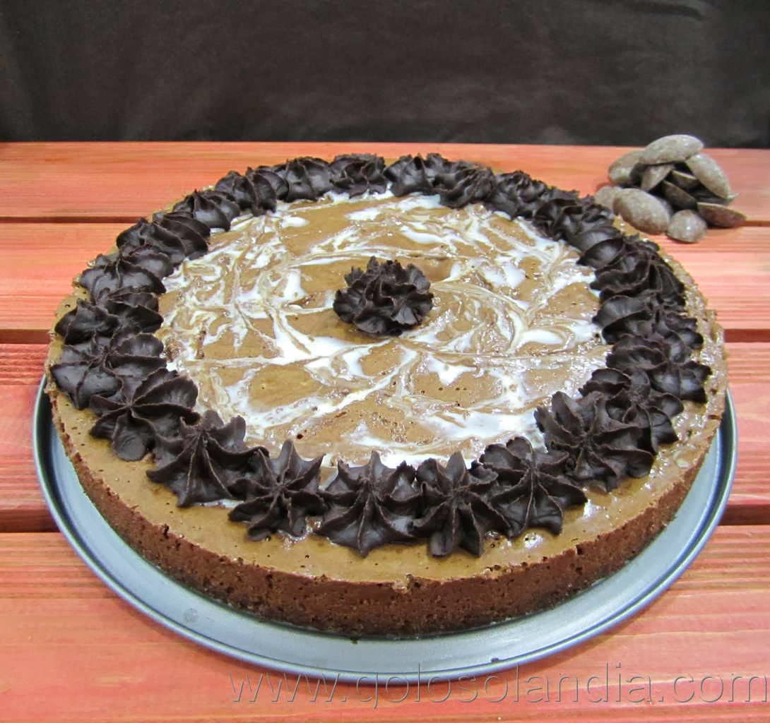 Tarta de chocolate con menta, fácil casera paso a paso.