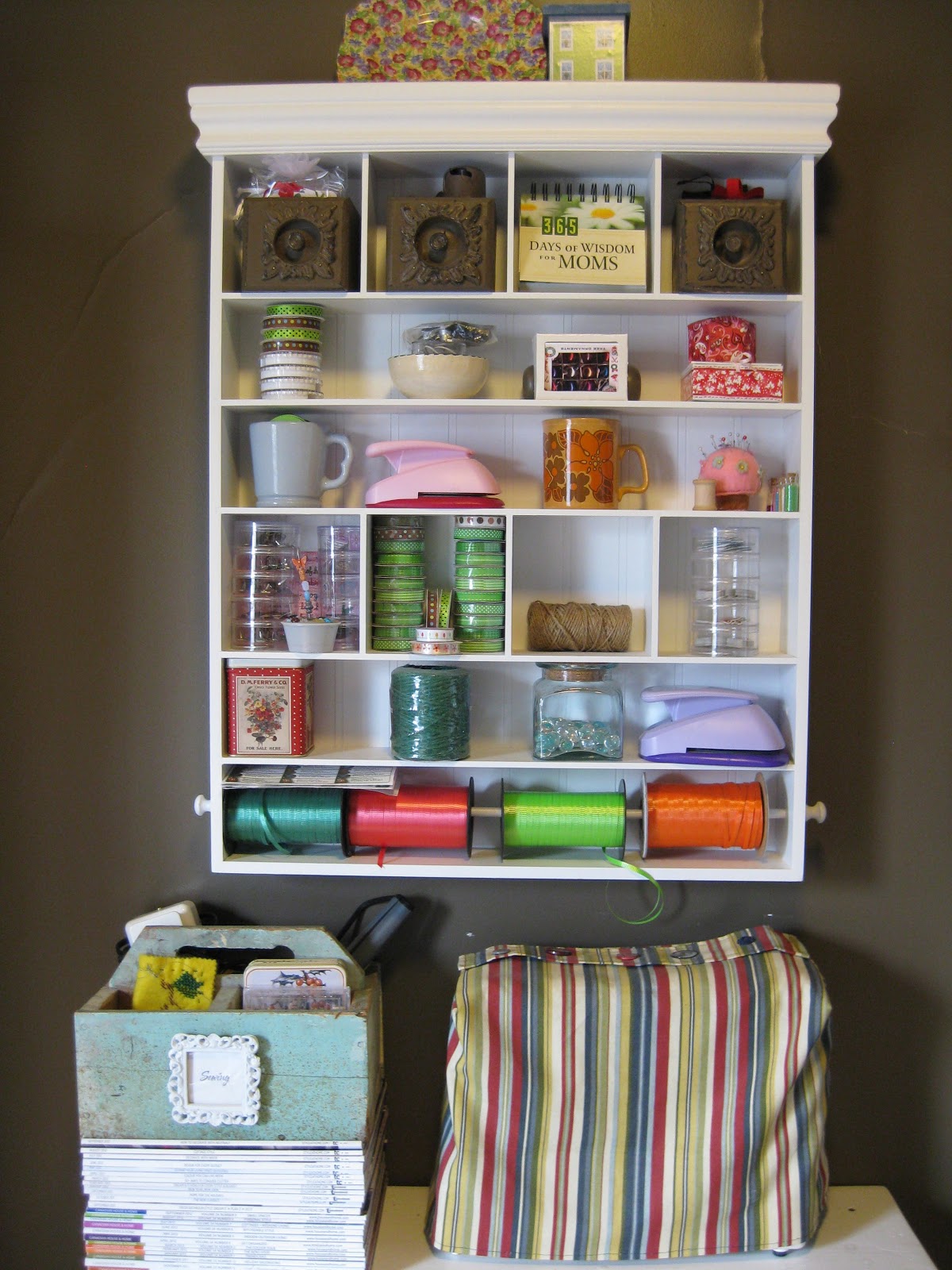 Pretty Organized Day 27 Crafty Storage