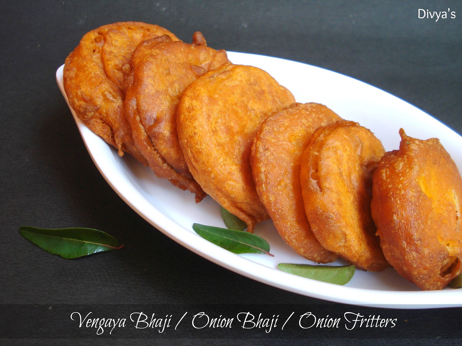 Vengaya Bhaji Onion Bhaji Onion Fritters South Indian Style Onion