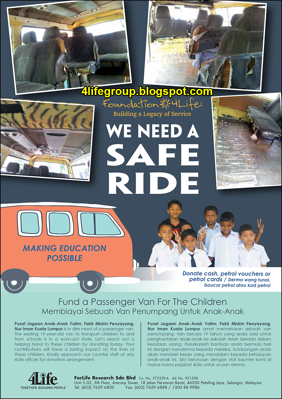 Foundation 4Life – We Need A Safe Ride foto Foundation 4Life – We Need A Safe Ride