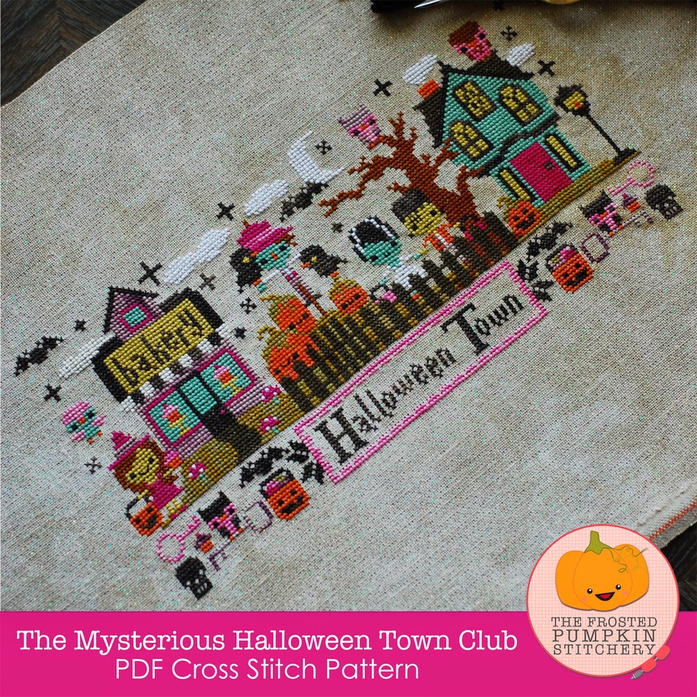 Sale halloween cross stitch instant download pdf pattern