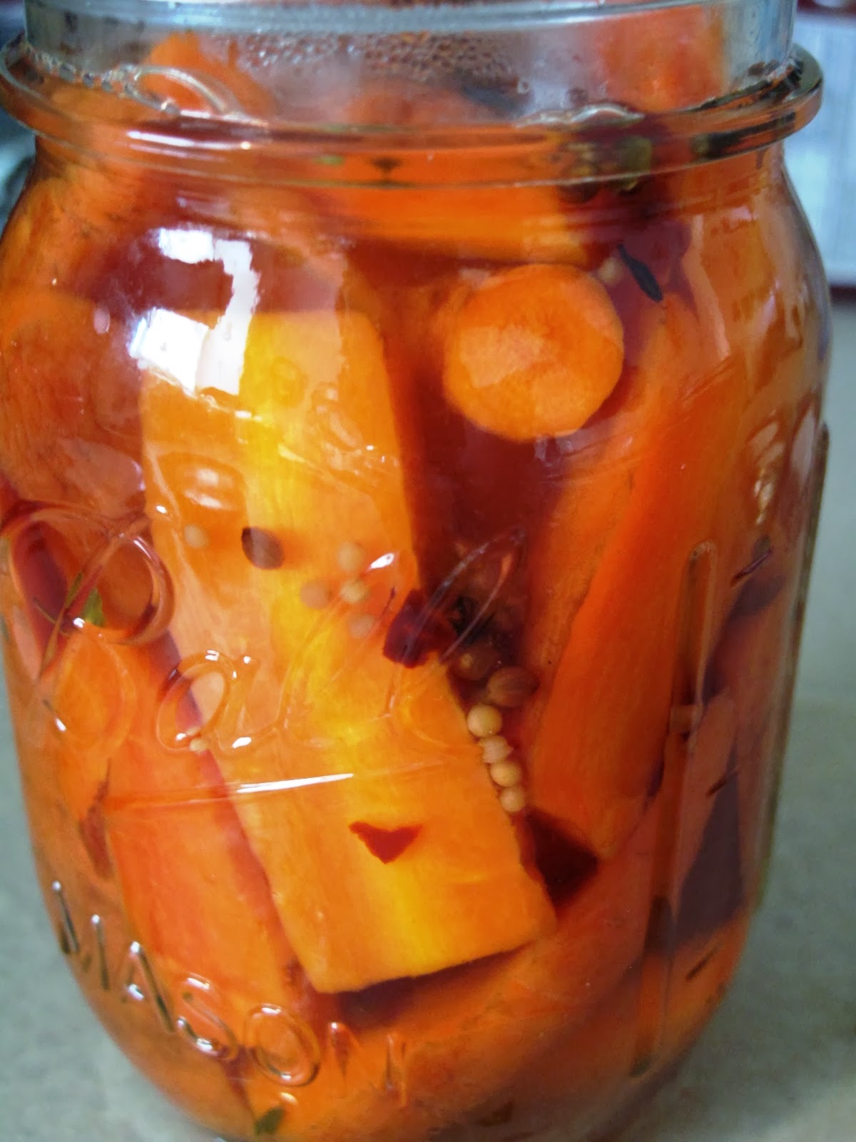 From the Burbs to the Boonies Refrigerator pickled carrots & growing