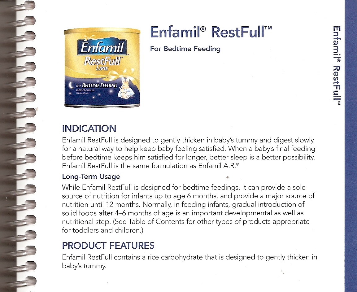 Enfamil Nutrition Facts