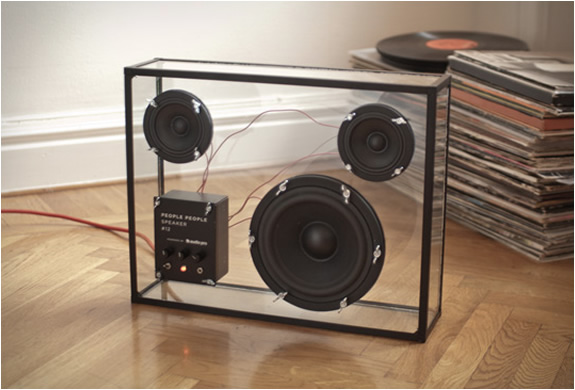 transparent speaker box