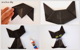 origami kucing sudah jadi cara membuat origami kucing