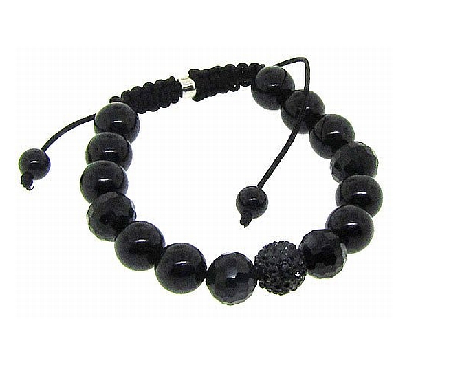 Bracelets Jewelry Black Justin Bieber Jay Z Disco Ball Hip Hop Justin Bieber Jay Z Black Iced Disco Ball Hip Hop Shamballa Bracelet