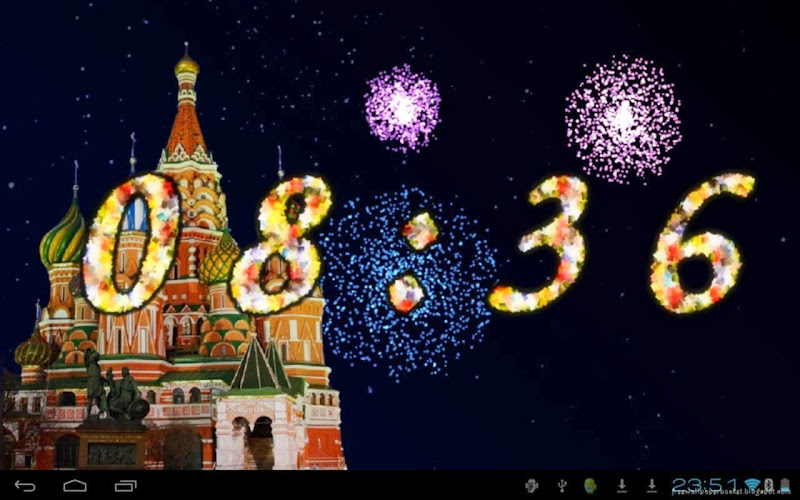 Happy New Year 2014 COUNTDOWN FIREWORKS title=
