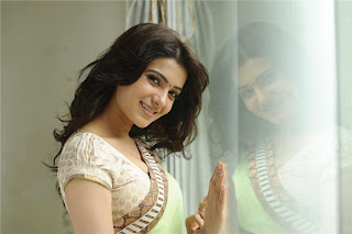 lovely samantha saree actress pics
