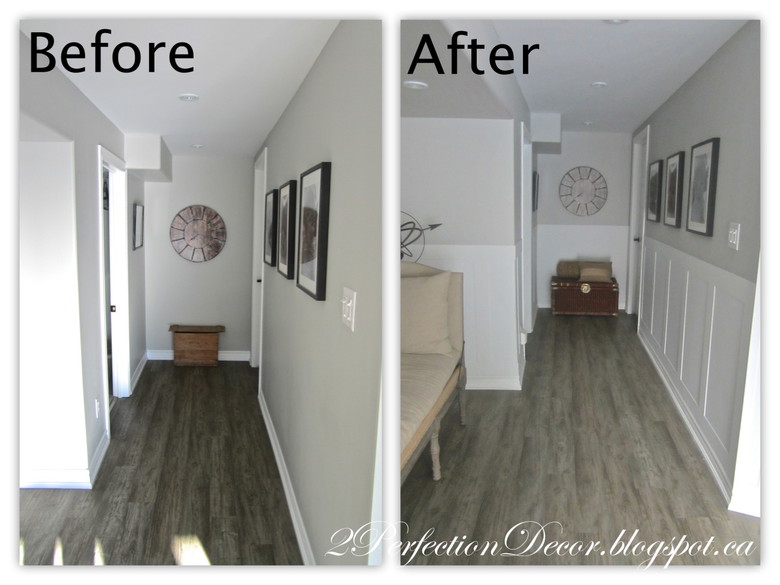 2Perfection Decor Basement Wainscoting Reveal