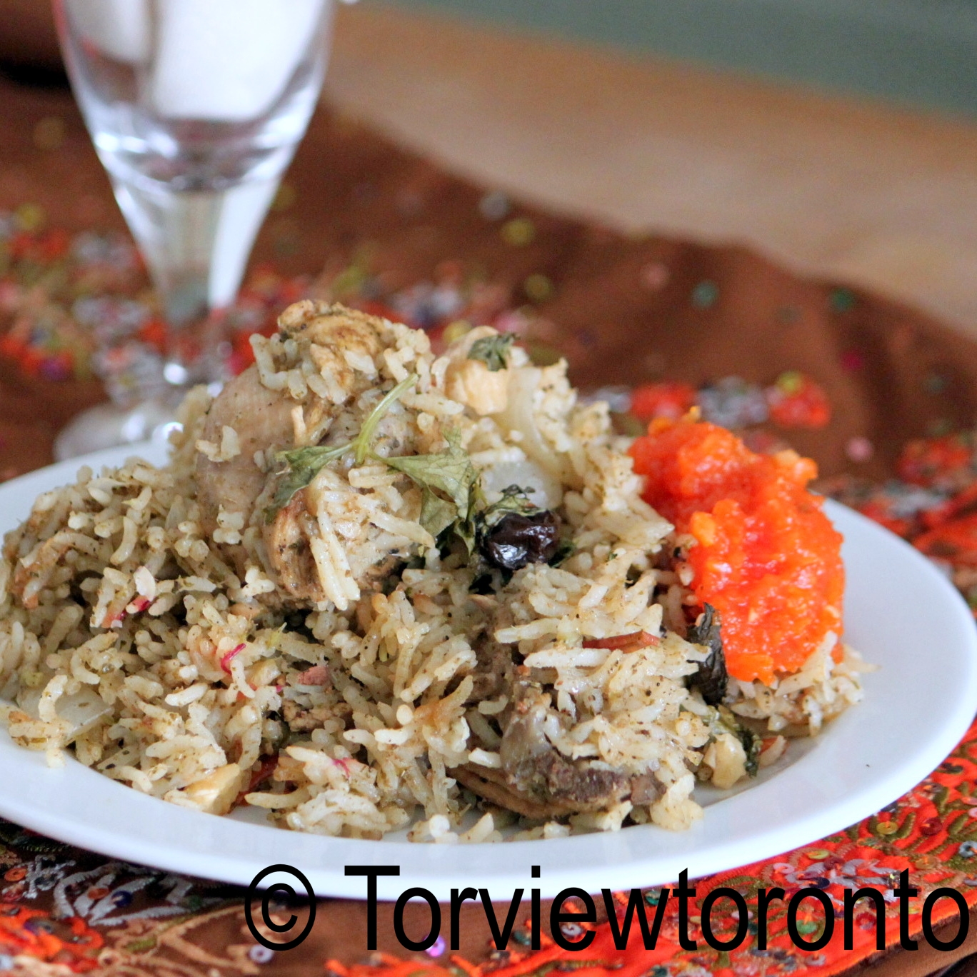 Torviewtoronto South Indian biryani and tomato jam