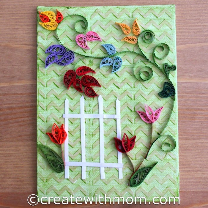 Create With Mom Quilled Wall Art on Canvas