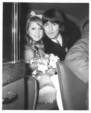 george wedding pattie boyd harrison 1966 their remembering celebrity weddings eventually cheated bride met hard days night she they his