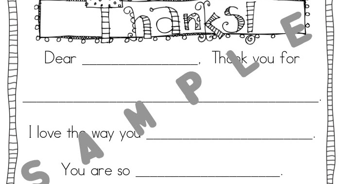 Howywood Kindergarten: THANK YOU notes! Howywood Kindergarten: THANK YOU notes!