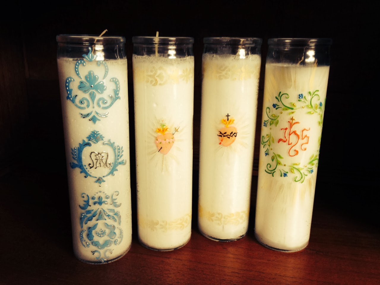 Life, Love, & Sacred Art Holy Water Bottles and Devotional Candles
