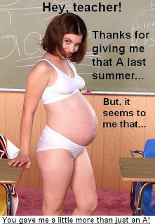 Naughty Pregnant Student Caption