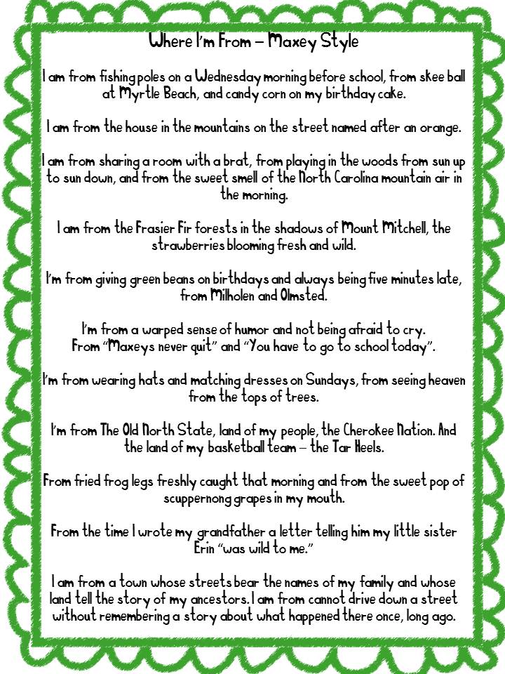 where i m from poem template i am poem exles for high school josh wise poetry book april 2014poem activities and student where i m from poem template i am poem exles for high school josh wise poetry book april 2014poem activities and student
