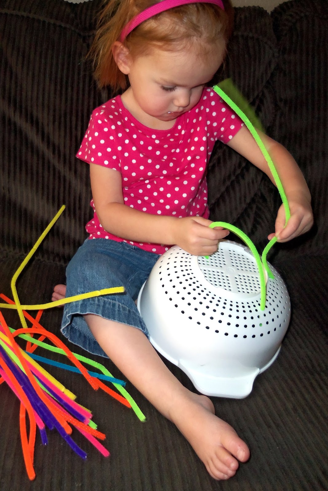 Toddler Boredom Busters Quiet Activity Pipe Cleaners!