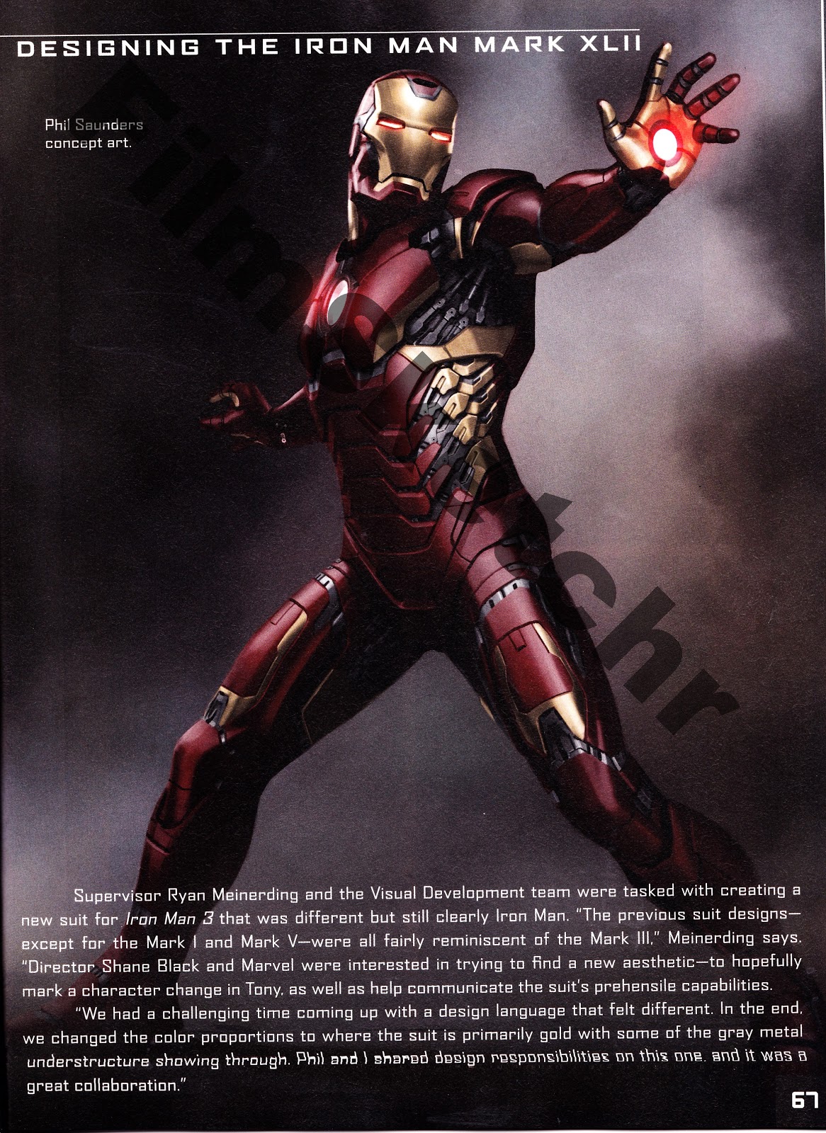 The Art Of Iron Man 3 Book
