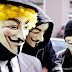 مجوعة anonymous تتبرع بمليون دولار لجمعيات خيرية