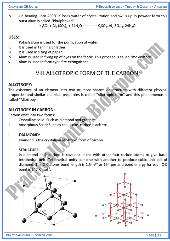p-block-elements-theory-and-question-answers-chemistry-12th