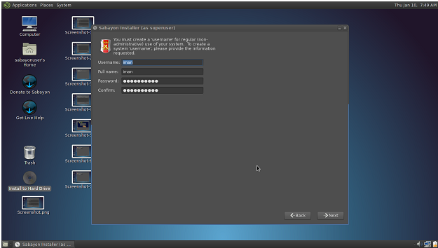 Memasukan Username dan Password Memasukan Username dan Password