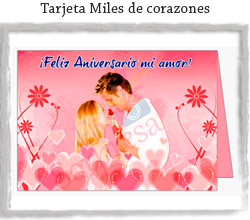 Tarjeta de aniversario