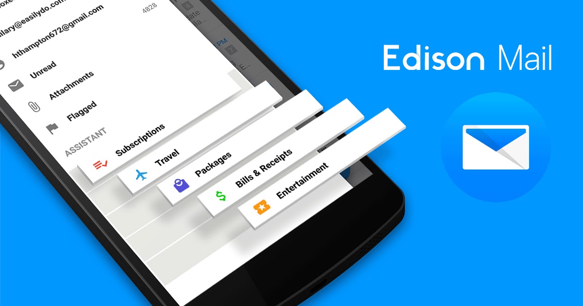حمل تطبيق Email by Edison : جميع حسابات البريد الإلكتروني في مكان واحد | بحرية درويد