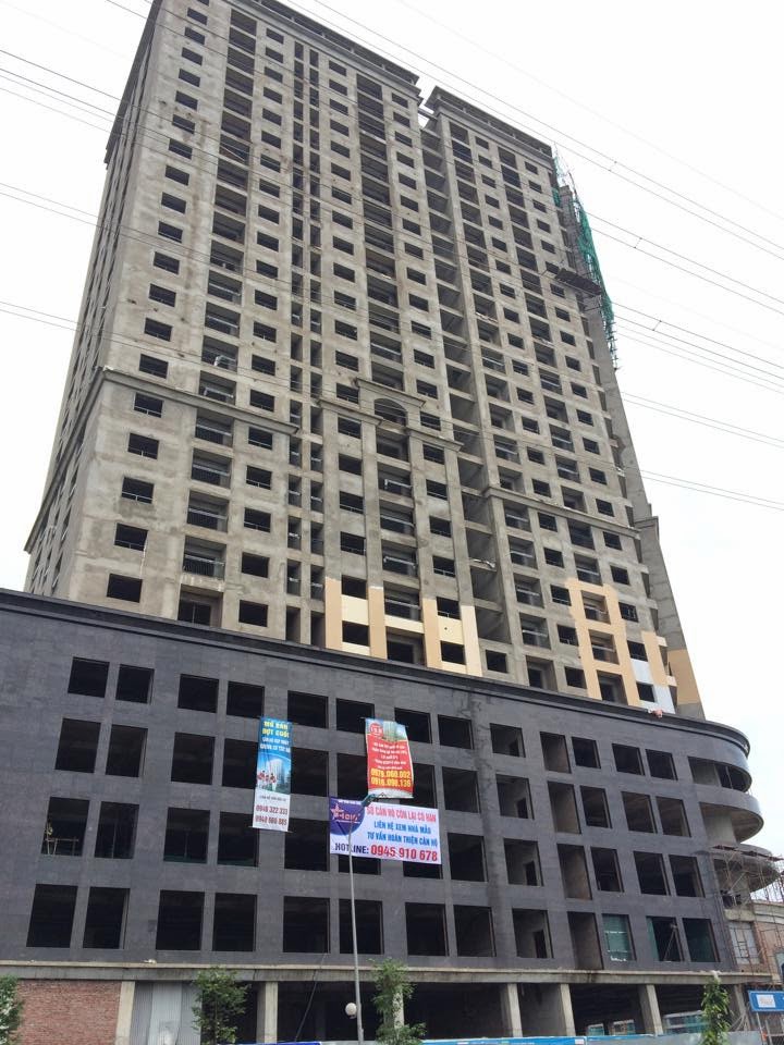 Tiến độ xây dựng chung cư Tây Hà Tower