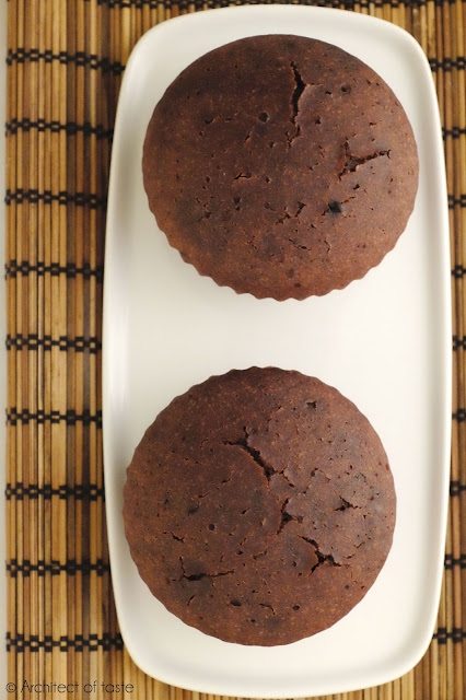 muffins vegani al cacao e succo di mela