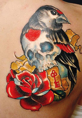 Sparrow Tattoos - Bird Tattoo Designs ~ Tattoo Pictures