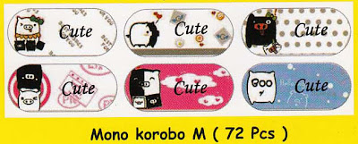 Label nama Mono Korobo