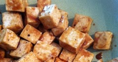 Mint Green Apron: Five Spice Tofu Stir-fry