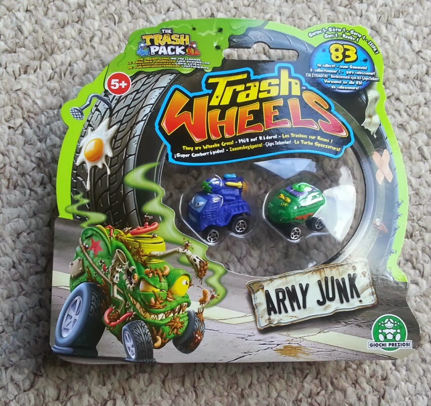 Him, me & three Trash Pack Wheels Junk Yard review