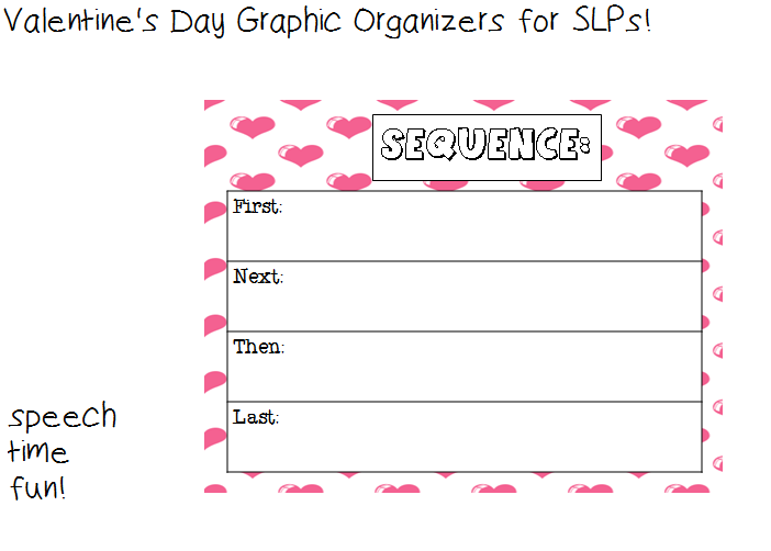 Valentine's Day Graphic Organizers for SLPs FREEBIE! - Speech Time Fun ...