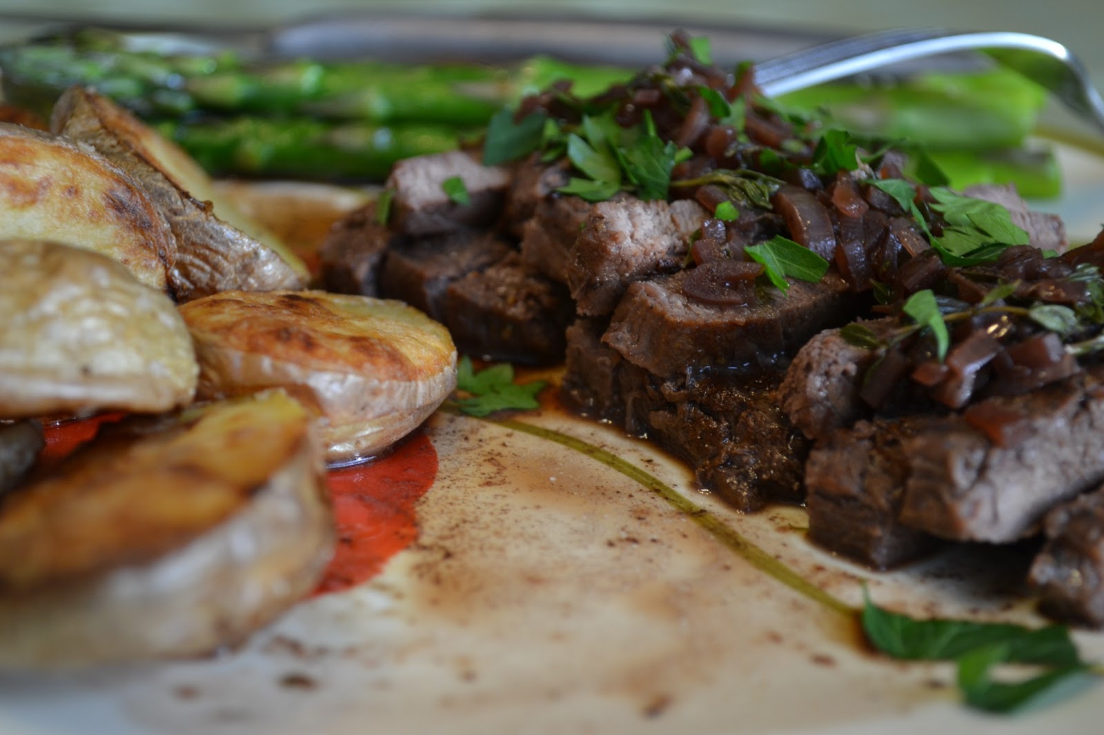 A Taste of Alaska Bistro Steak with Red Wine Sauce