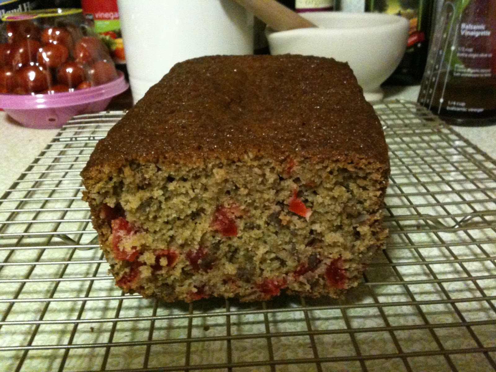 Holly Goes Lightly Cherry Nut Bread
