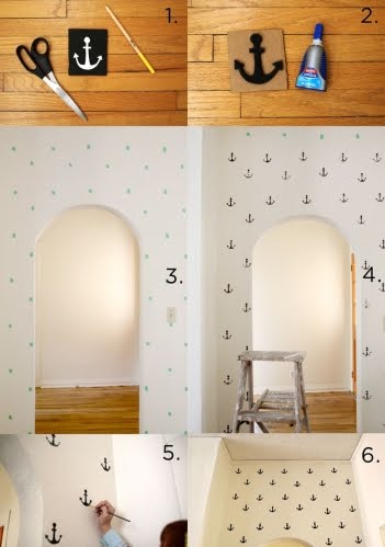 how to stencil wall