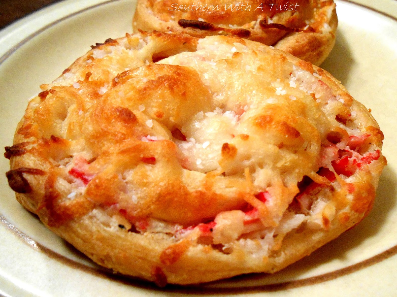 Southern With A Twist Caesar Crab Pinwheels