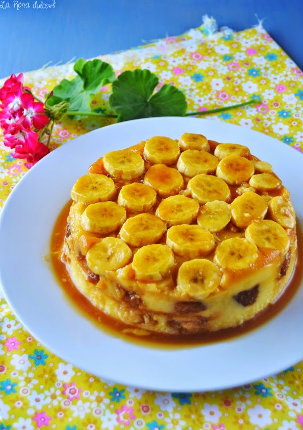 Flan De Plátano Y Fartons, Sin Horno Y Sin Lactosa