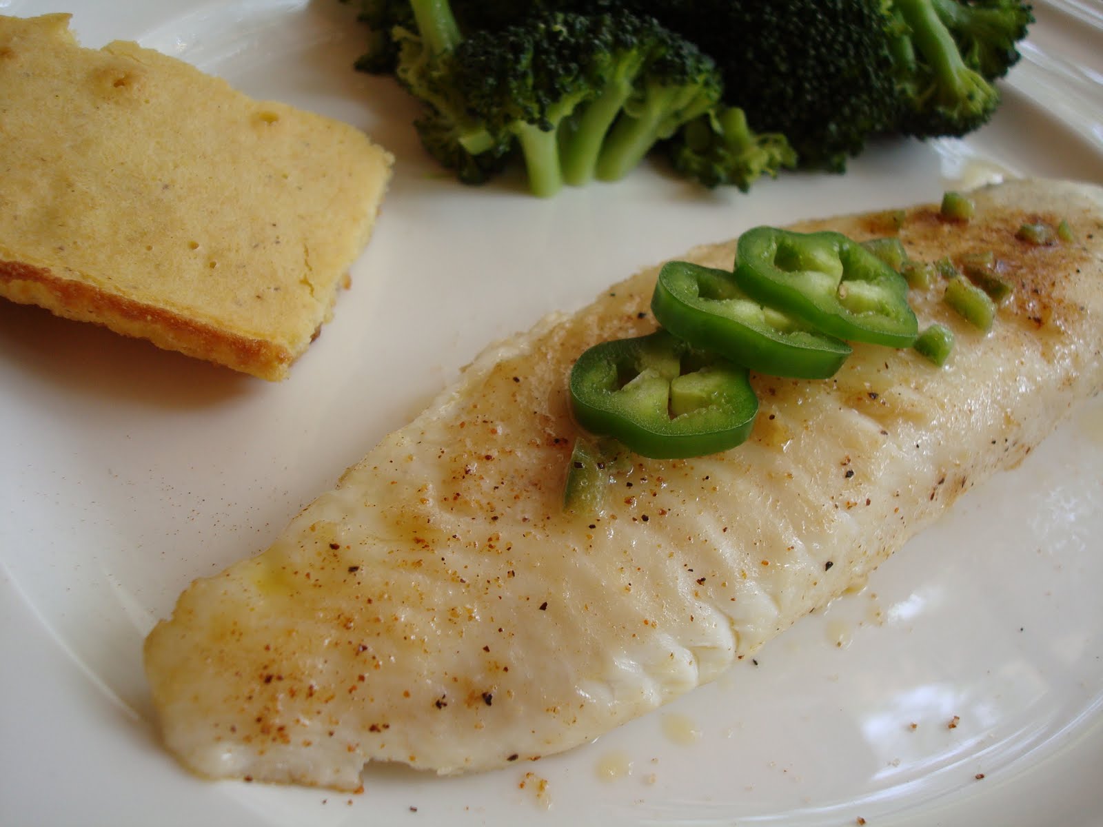 Ommy Noms Panseared Tilapia with JalapenoLime Butter