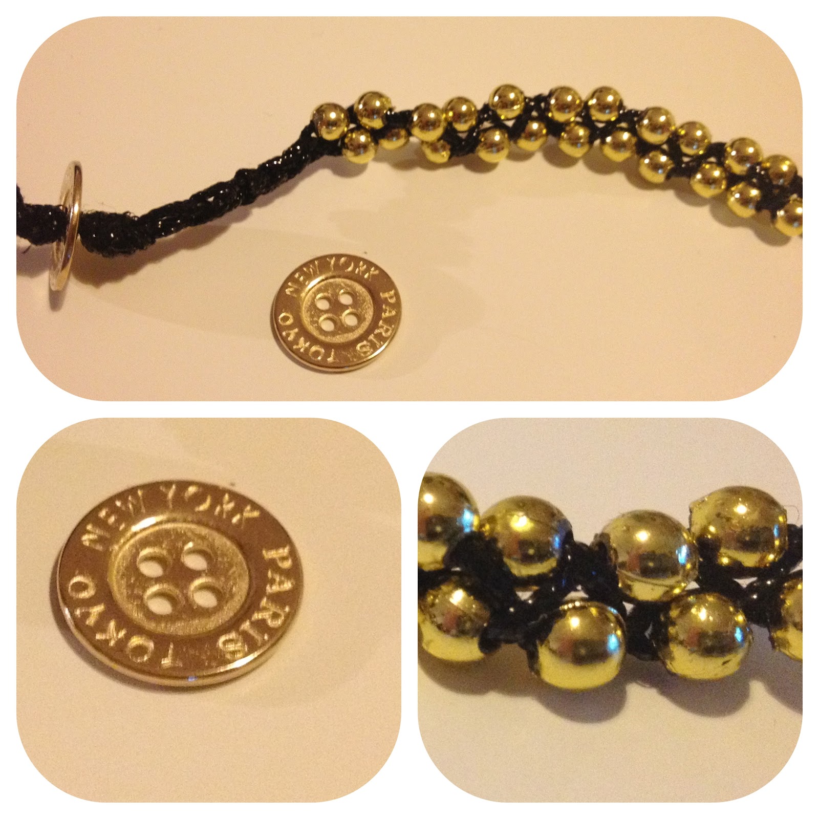 DIY Braided Bead Bracelet Everything's Blue