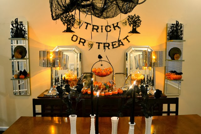 Life &amp; Home at 2102 Halloween Dining Room 2013 The Witches Table