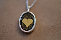 Nano I love you pendant