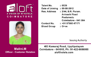 hotel idcard template - horizontal - 01 Vertical Identity Card Template-Hotel id card design - 01
