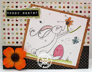 I made this card for sweet Marcy in Massachusetts. happy easter bunny