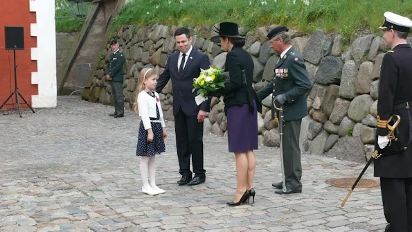 Crown Princess Mary of Denmark attended memorial service of the Anzac Day 2015 at the Kastellet (Citadel) in on April 25, 2015 in Copenhagen, Denmark.
