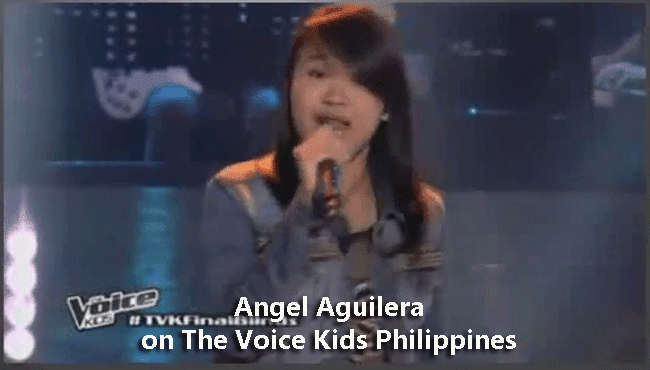Angel Aguilera on The Voice Kids Philippines Angel Aguilera on The Voice Kids Philippines