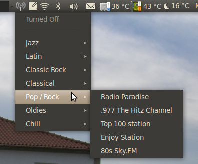 Radio Tray, Linux, Ubuntu