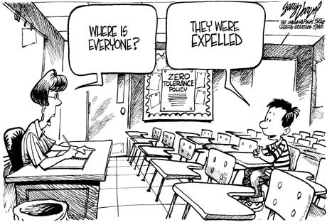 At School Cartoon